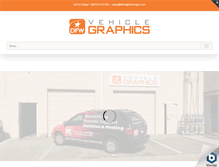 Tablet Screenshot of dfwvehiclegraphics.com